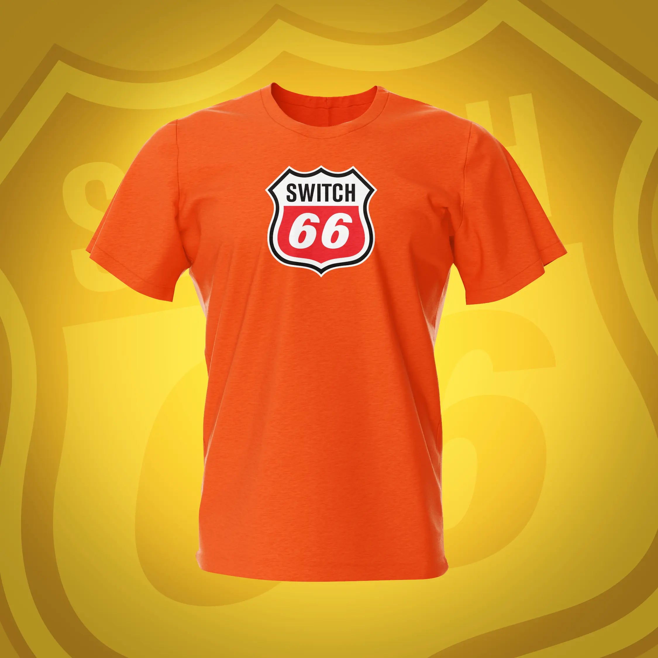 Switch 66 Orange Pinball T-Shirt | Pinball Invasion