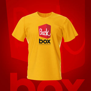 Backbox Gold Pinball T-Shirt | Pinball Invasion 