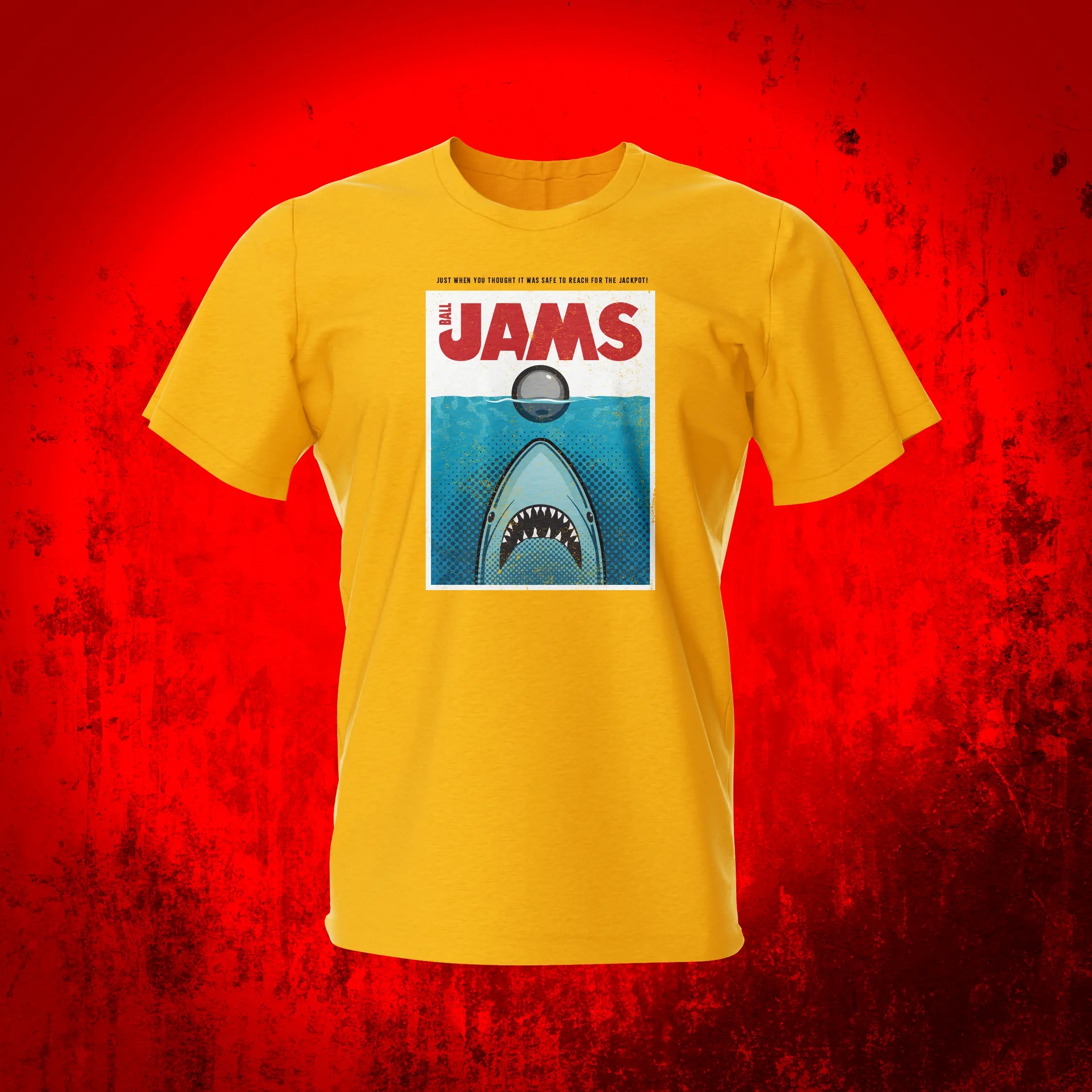 Ball Jams Gold Pinball T-Shirt | Pinball Invasion