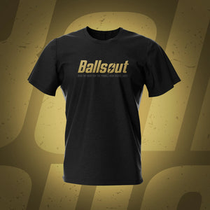 Balls Out Black Pinball Tshirt | Pinball Invasion