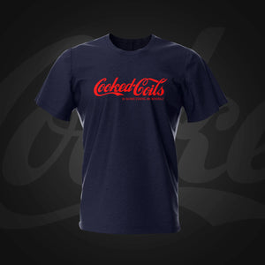 Cooked Coils Navy Pinball T-Shirt | Pinball Invasion