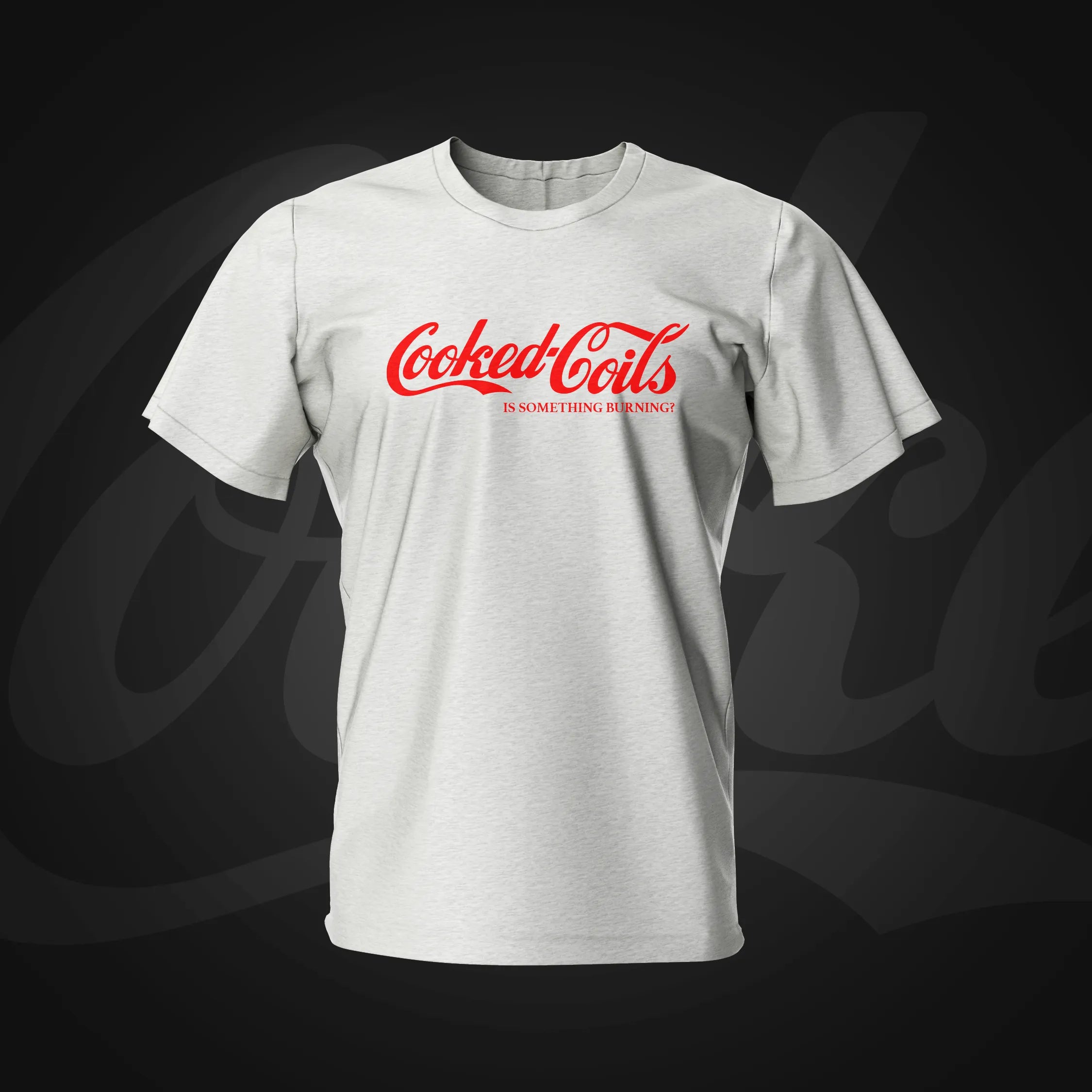 Cooked Coils White Pinball T-Shirt | Pinball Invasion