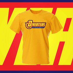 Diverters Paths of Infinity Gold Pinball T-Shirt | Pinball Invasion