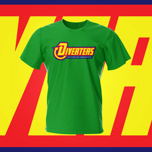 Diverters Paths of Infinity Irish Green Pinball T-Shirt | Pinball Invasion