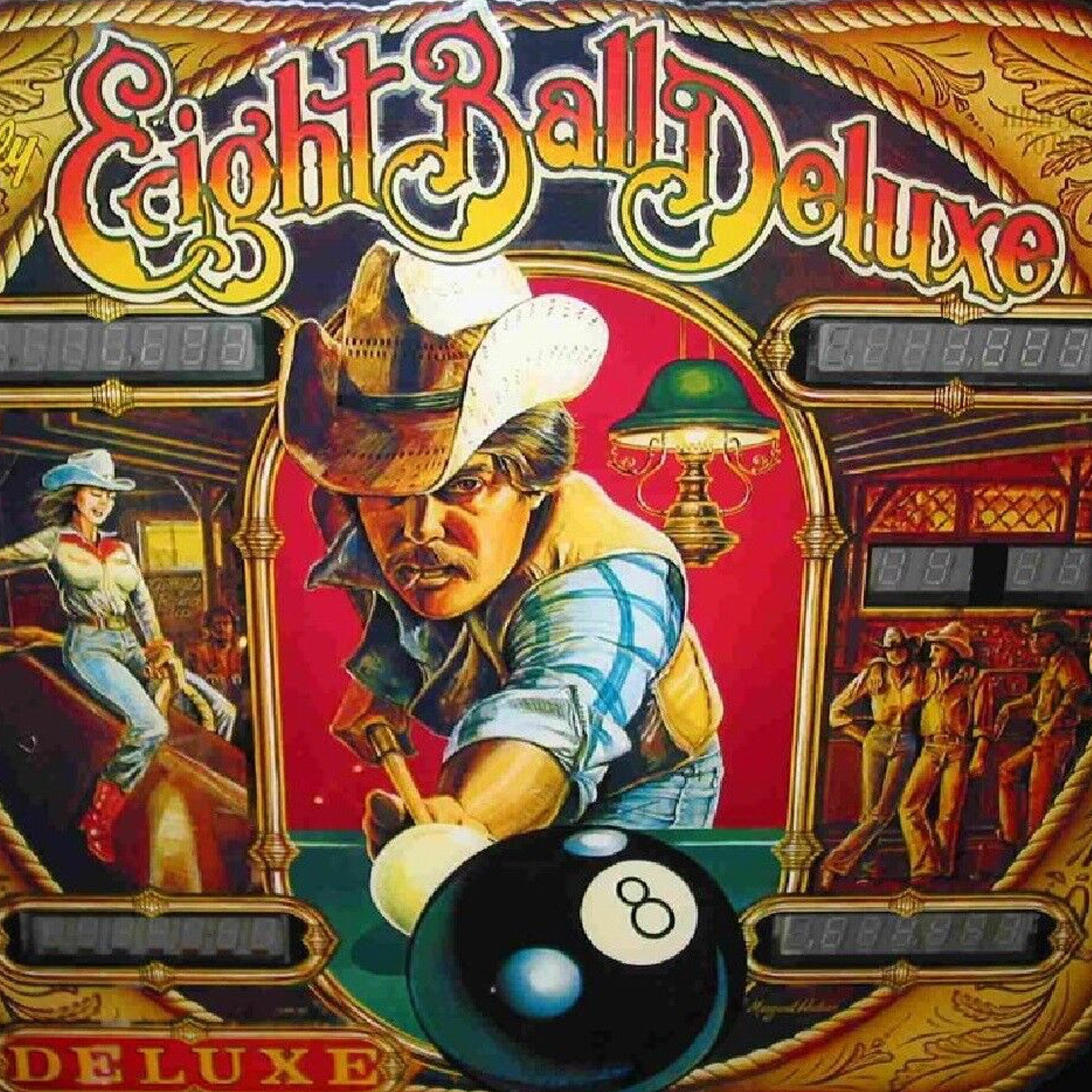 Eight Ball Deluxe Pinball Target Decals