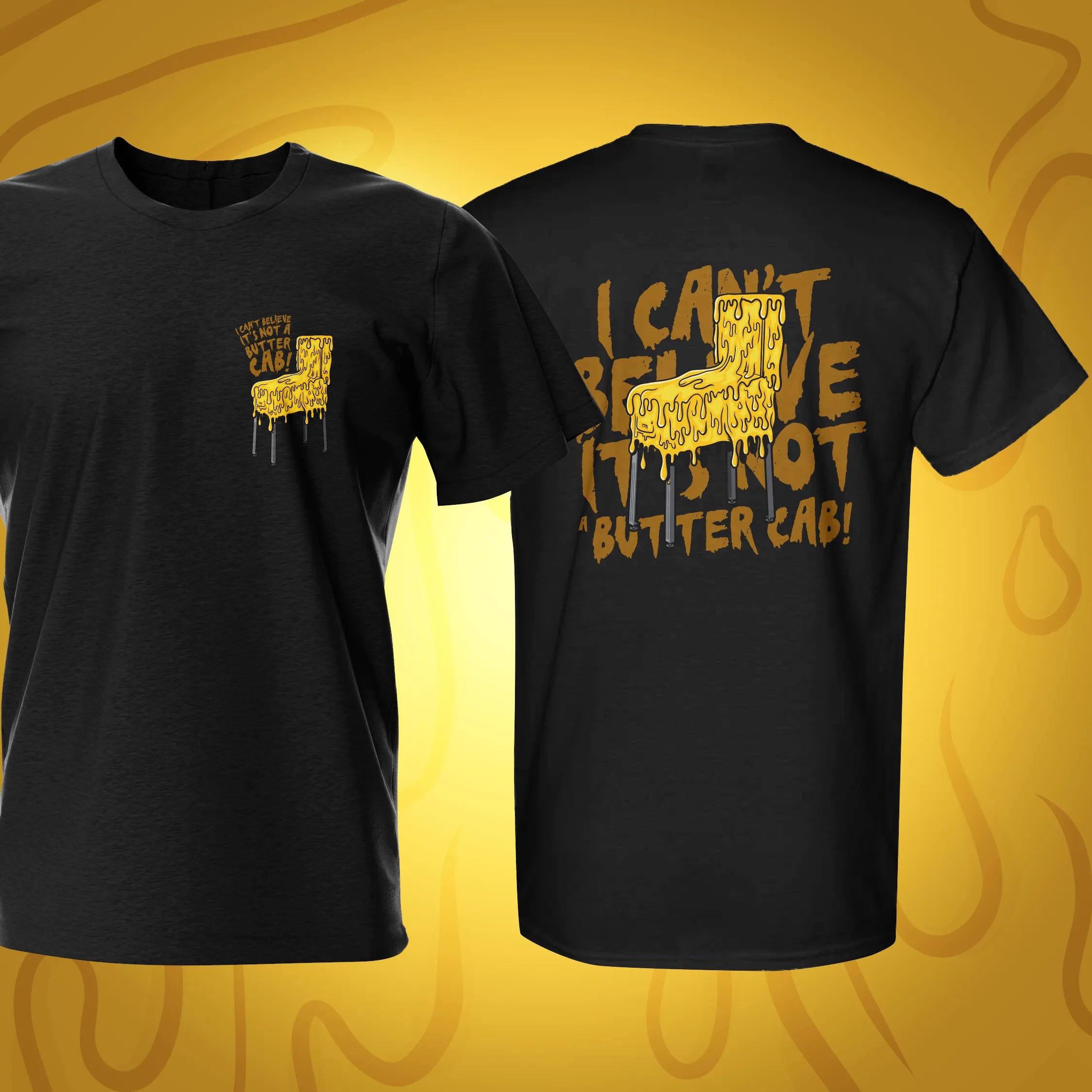 I_Cant_Believe_Its_Not_A_Butter_Cab_Black_Pinball_FB_T-Shirt_Pinball_Invasion