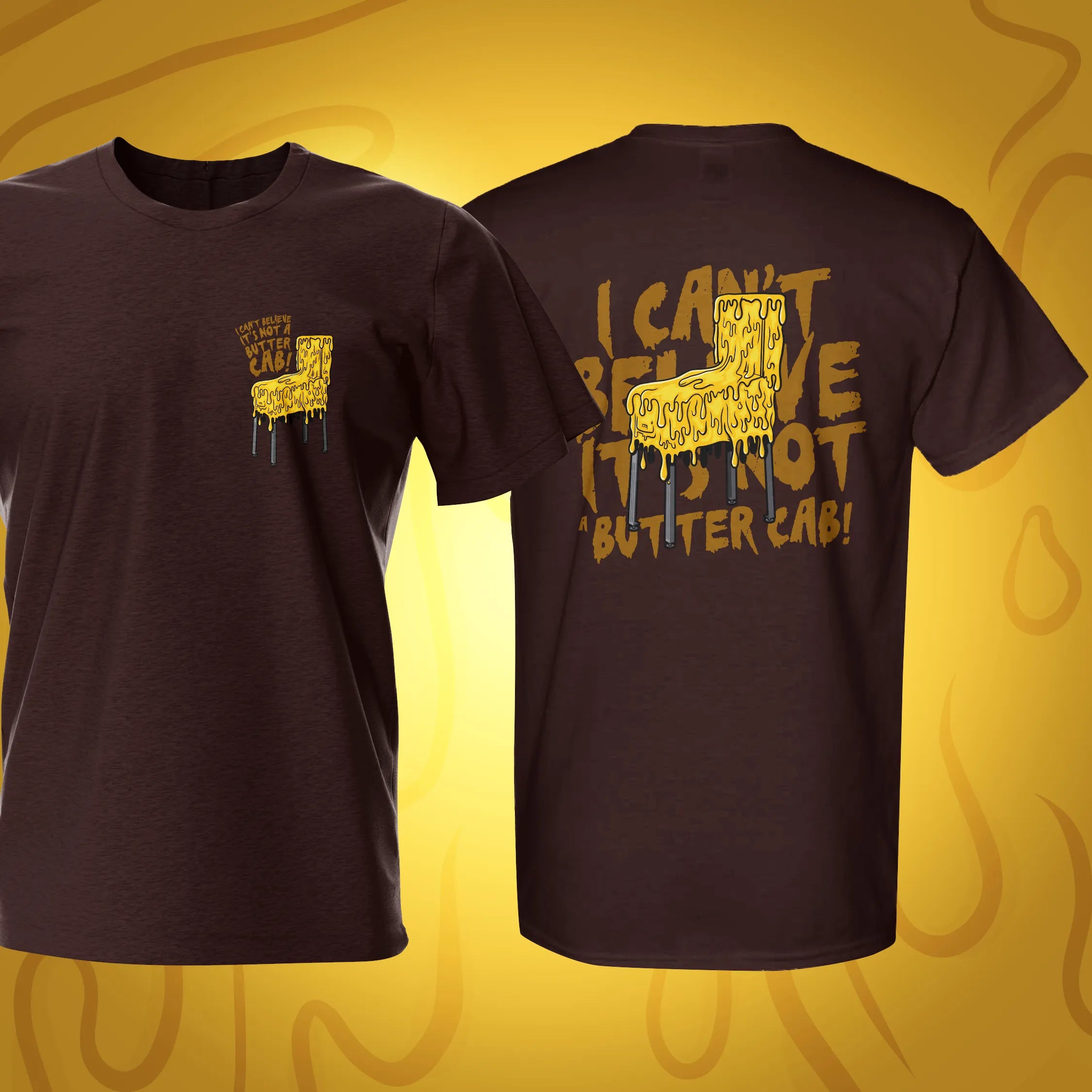 I_Cant_Believe_Its_Not_A_Butter_Cab_Dark_Chocolate_Pinball_FB_T-Shirt_Pinball_Invasion