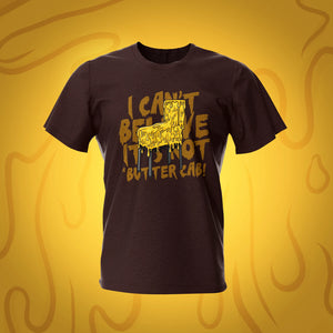 I Cant Believe Its Not A Butter Cab Dark Chocolate Pinball T-Shirt | Pinball Invasion