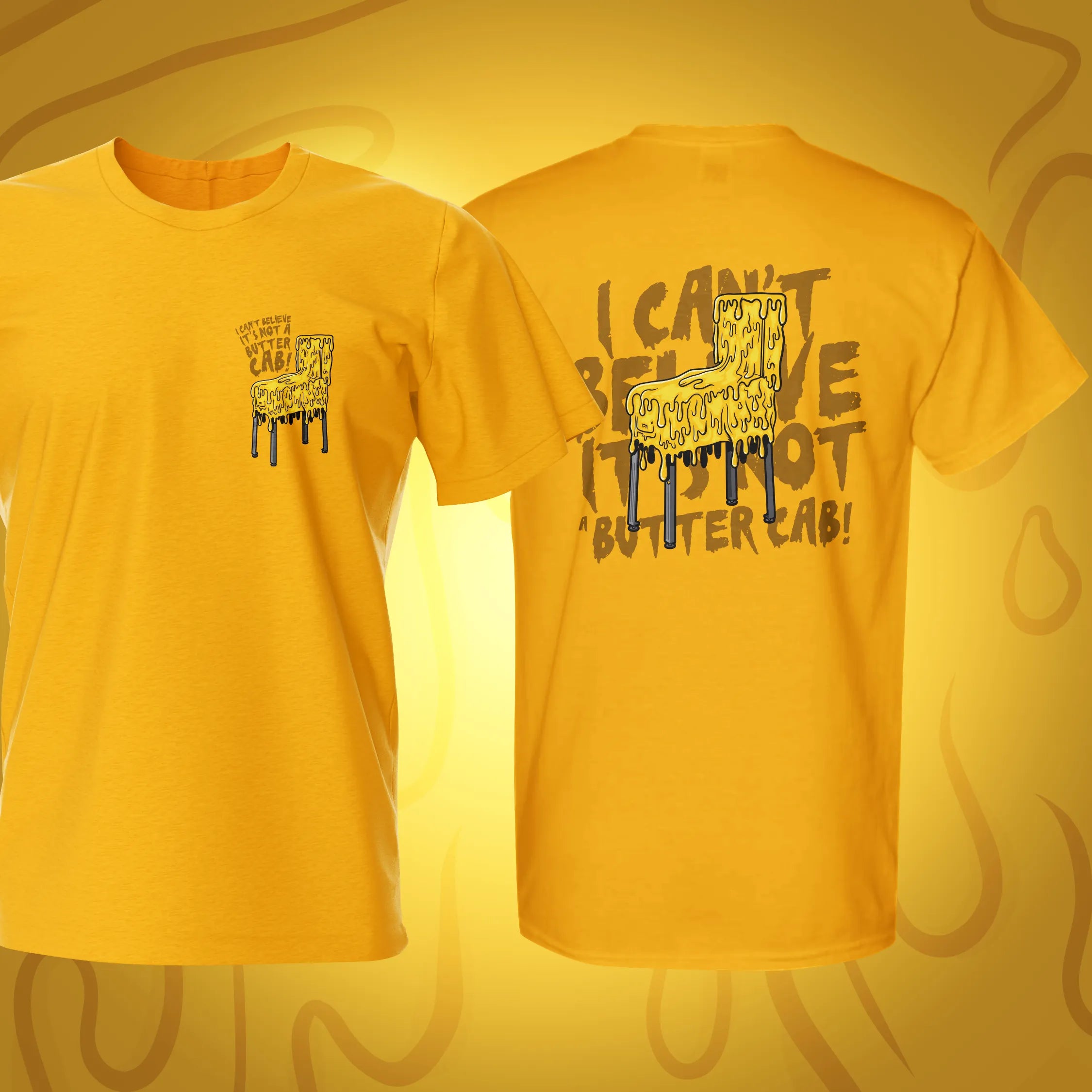 I_Cant_Believe_Its_Not_A_Butter_Cab_Gold_Pinball_FB_T-Shirt_Pinball_Invasion