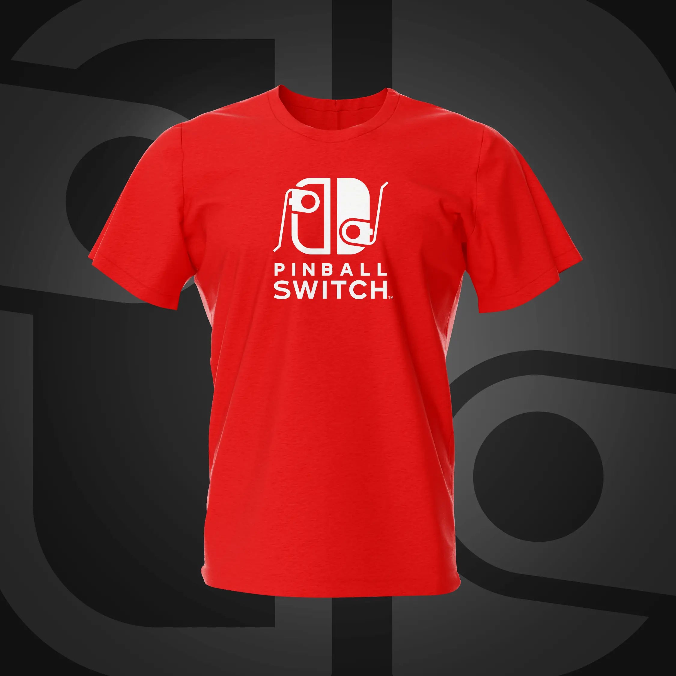 Pinball Switch Red Pinball T-Shirt Pinball Invasion