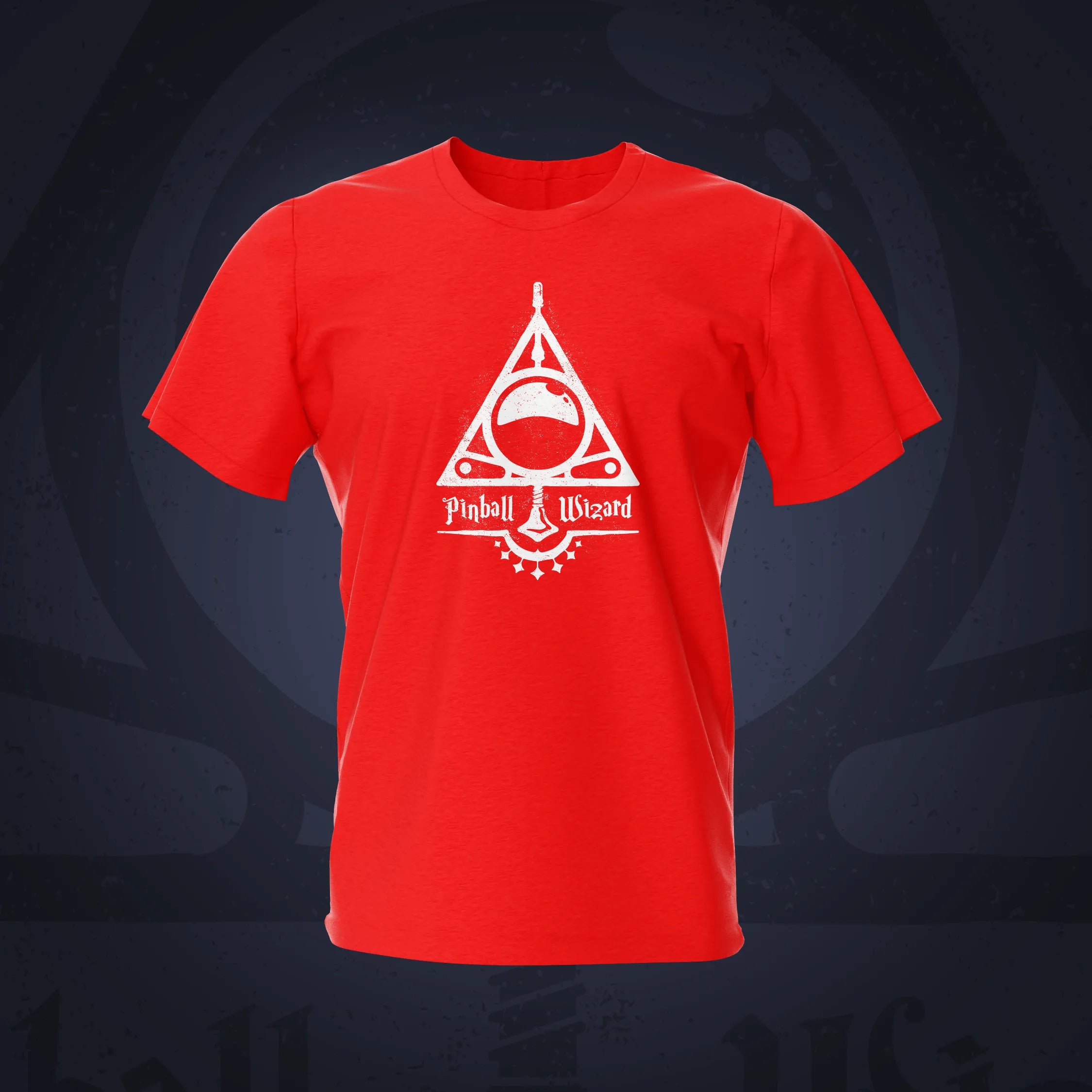 Pinball Wizard Red Pinball T-Shirt | Pinball Invasion