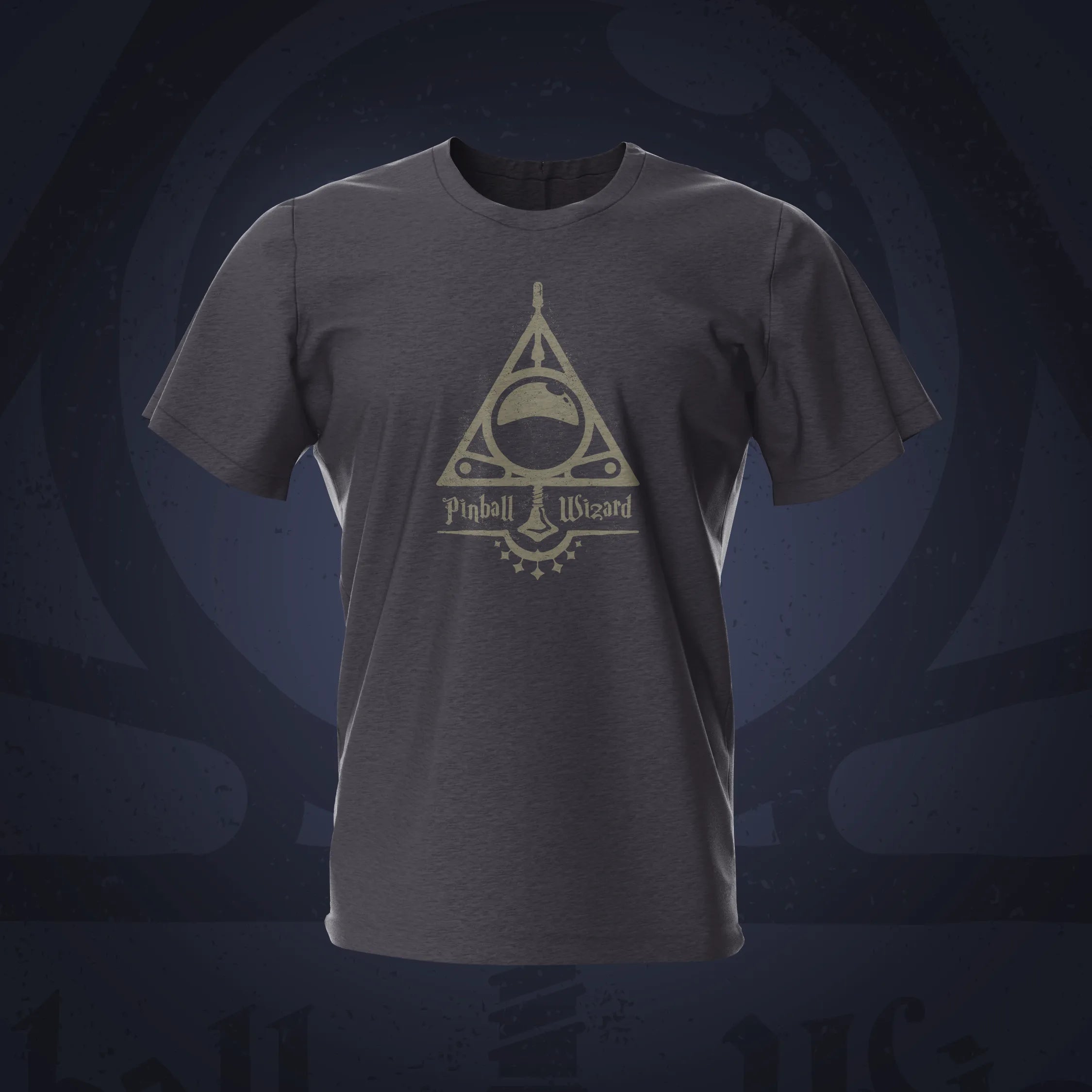 Pinball Wizard Tweed Pinball T-Shirt | Pinball Invasion