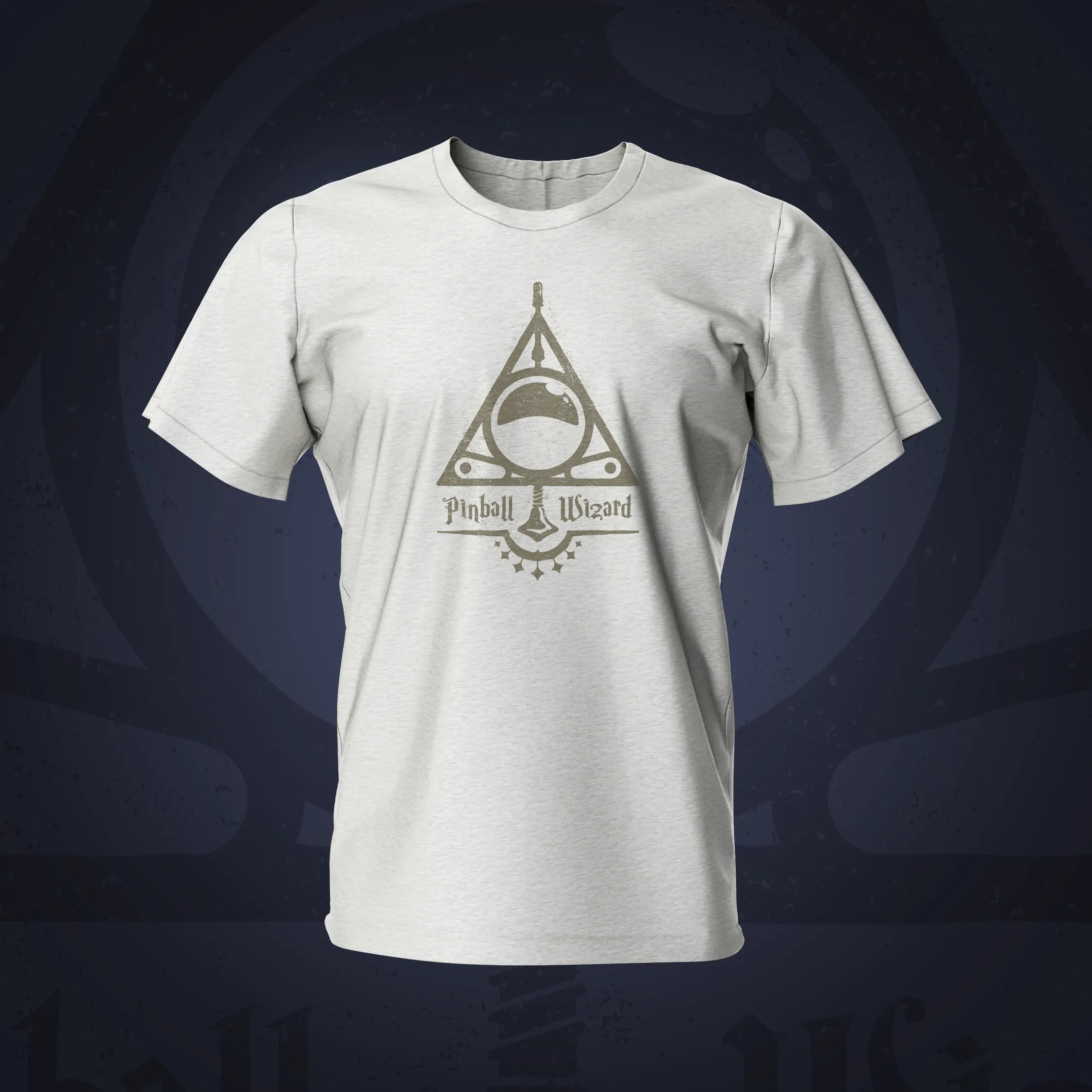 Pinball Wizard White Pinball T-Shirt | Pinball Invasion