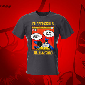 Slap Save Tweed Pinball T-Shirt | Pinball Invasion