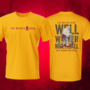 Well Walker Gold Pinball T-Shirt | Pinball Invasion