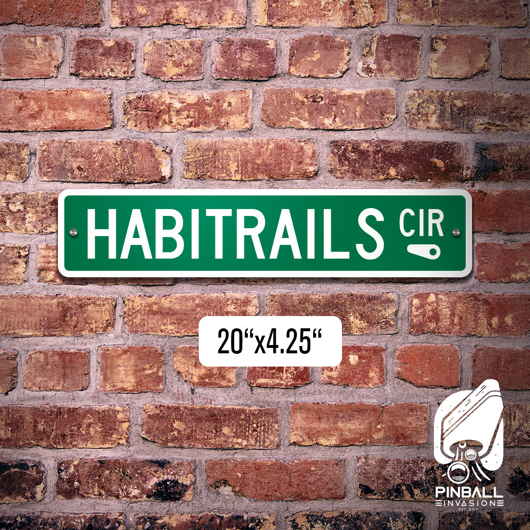 Habitrails Circle Street Sign