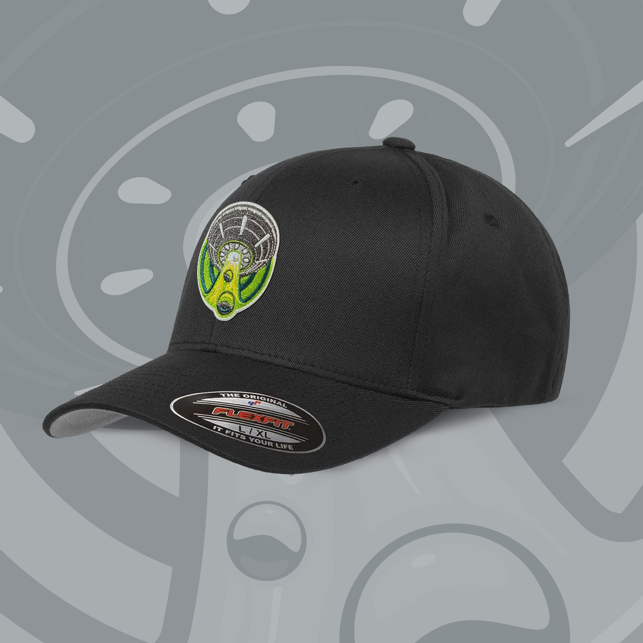 Alien abduction black pinball hat | Pinball Invasion
