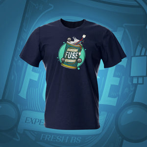 its Just a Fuse Navy Pinball T-Shirt | Pinball Invasion