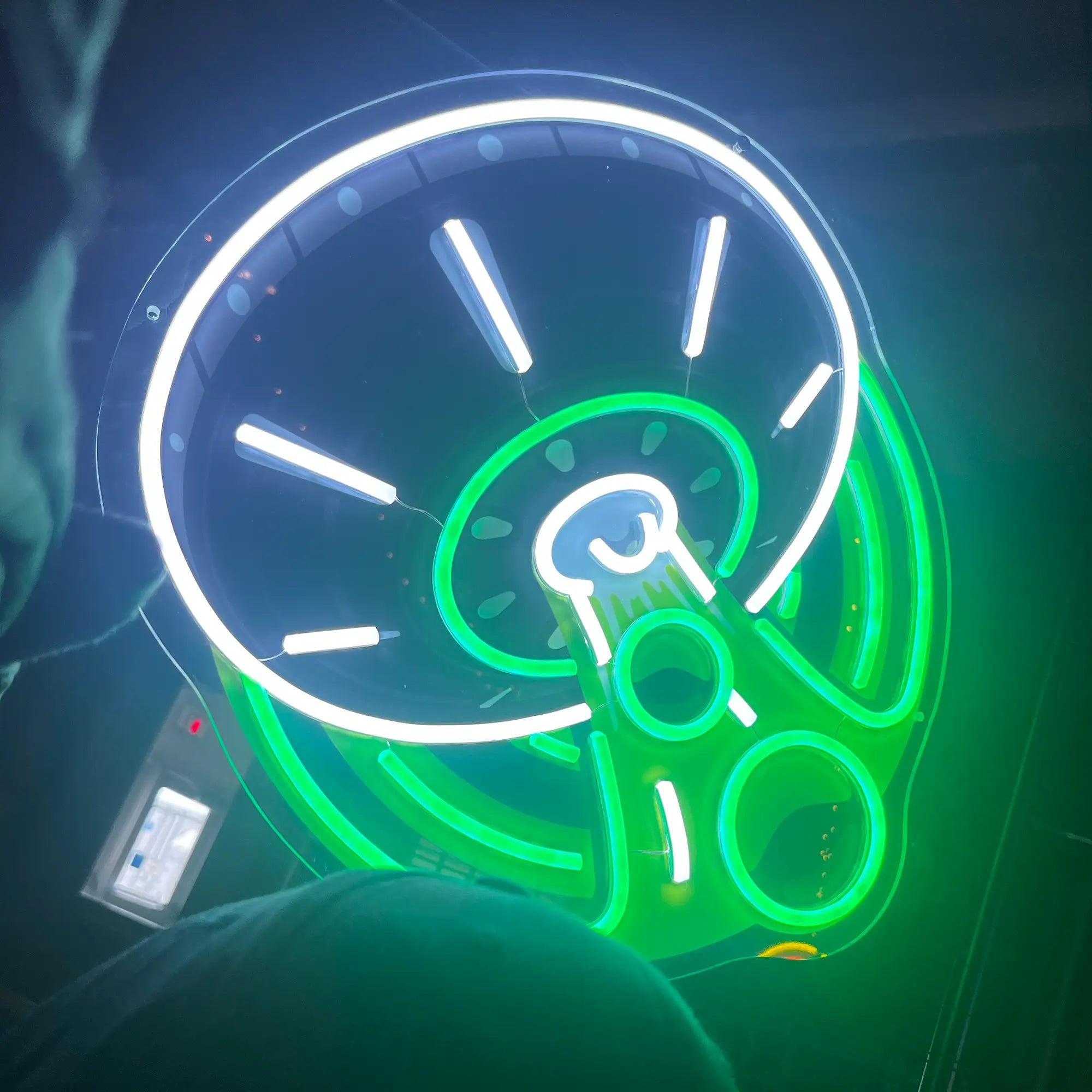 Alien Abduction Pinball Neon Sign